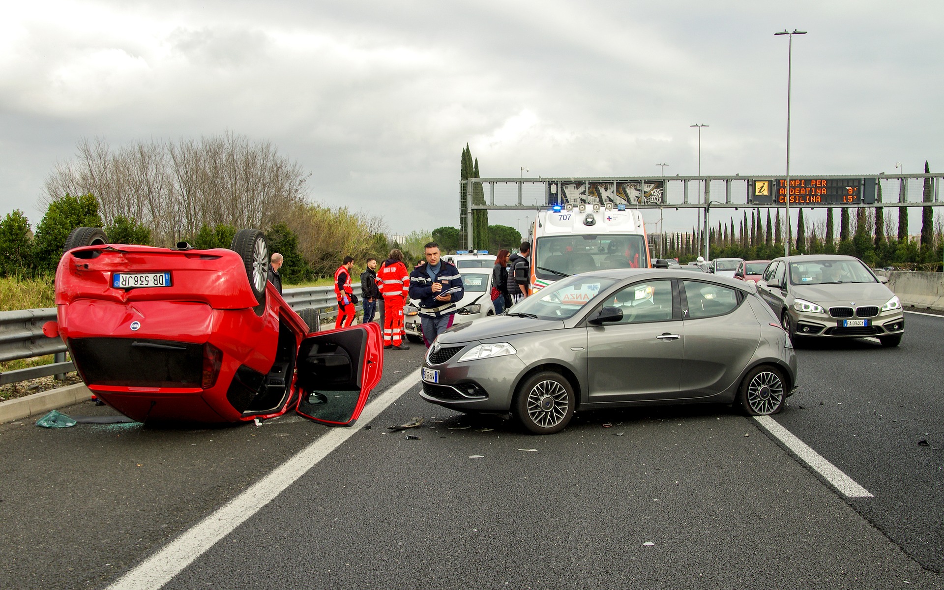Wypadek samochodowy w Strumianach