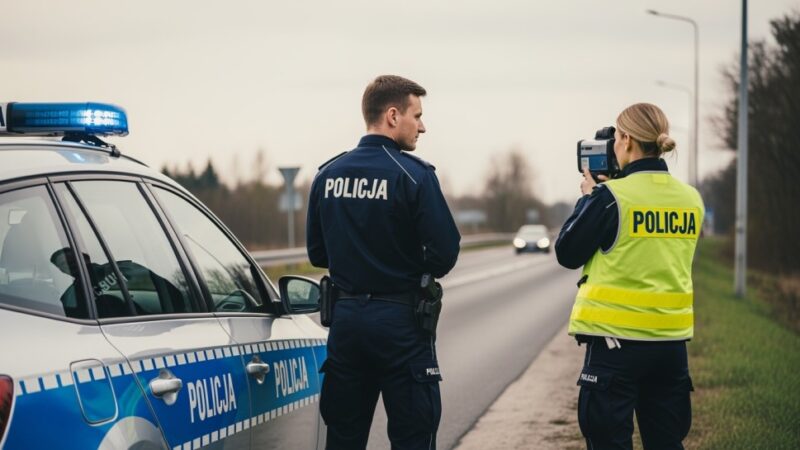 Bezpieczne drogi powiatu gostyńskiego w 2025 roku: statystyki i działania policji