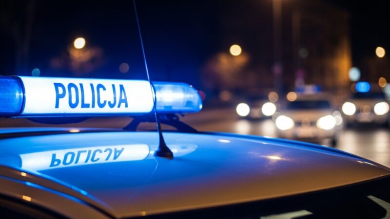 Driftując przed policją, 21-latek otrzymał wysokie mandaty i stanie przed sądem