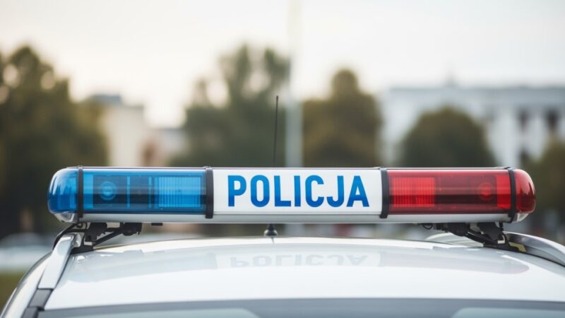 Sprawca zniszczenia plakatu ukarany mandatem