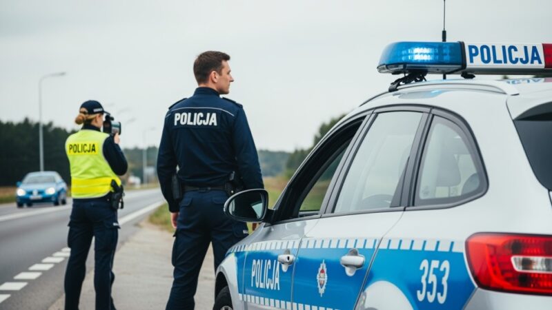 Pijany kierowca dachował na skrzyżowaniu z 2,2 promila alkoholu w organizmie