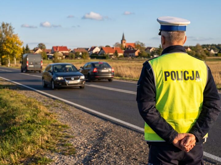 Pijany kierowca wjeżdża na pas zieleni, miał 2,4 promila alkoholu